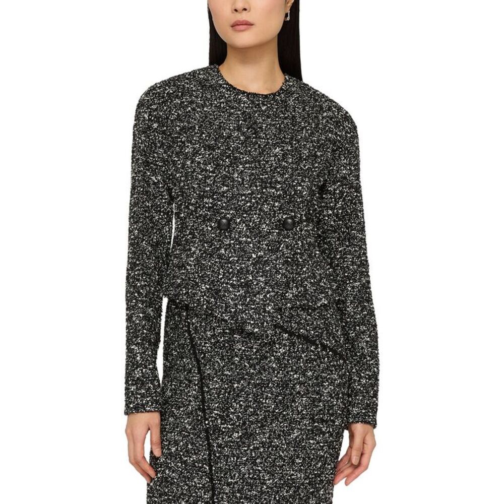 Lafayette 148 New York Womens Double Breasted Asymmetric Fit Wool-Blend Jacket
